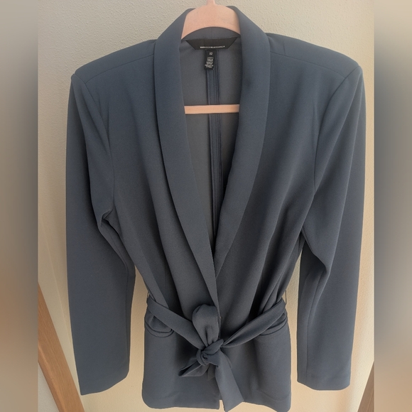 White House Black Market Jackets & Blazers - White House Black Market Dusty Blue Blazer